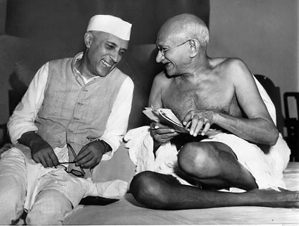 Nehru and Gandhi